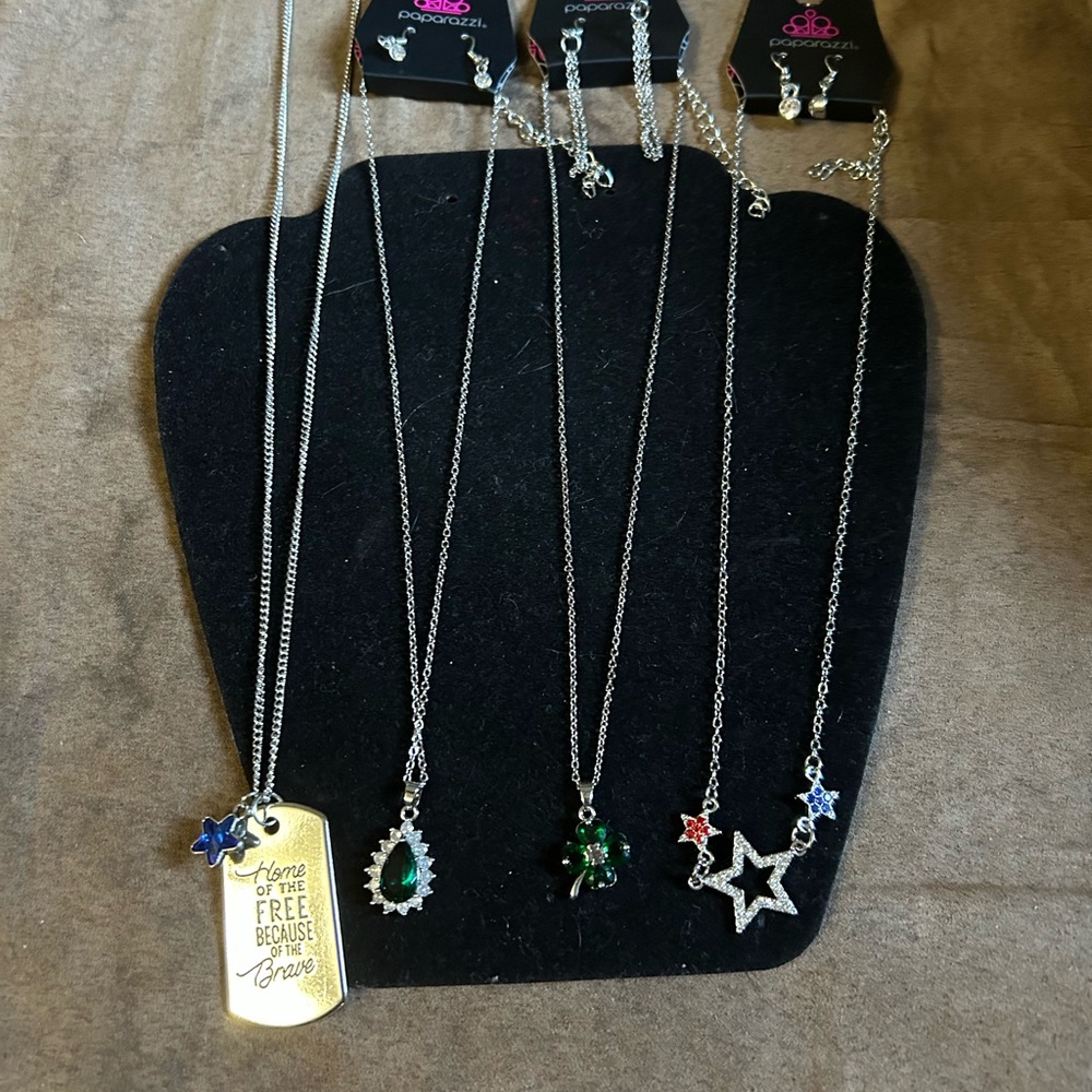 Silver and Gold Women's Necklace Set
